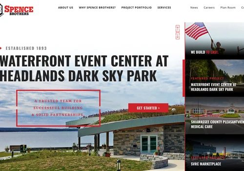 Commercial Construction Website Design