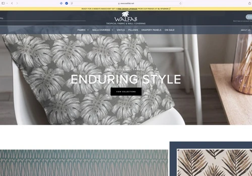 Fabric Wholesaler E-Commerce Web Development