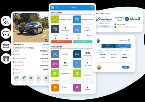 Car dealer mobile application