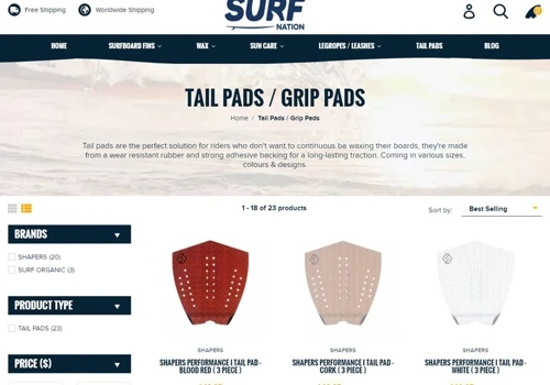 Surf Nation Website