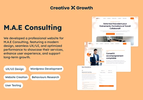 Website Development for M.A.E (Accounting Firm)