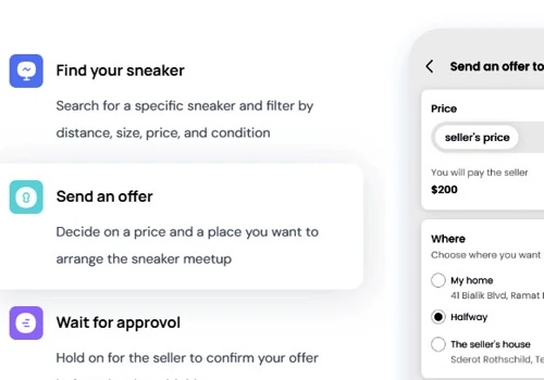 Start 2 buy & sell sneakers from people around you