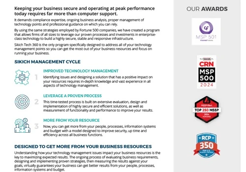 Managed Services Sheet