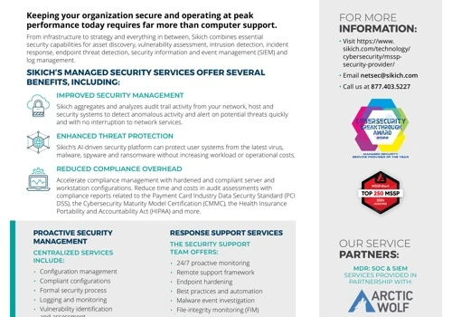 MSSP (Managed Security Service Provider) Sheet