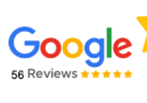 We have over 56 5-star reviews on Google
