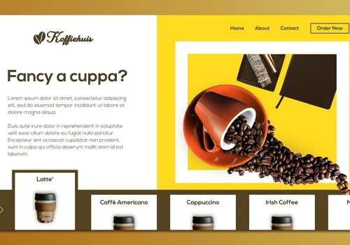 Koffiehuis Web Design