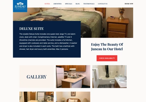 Juneau Hotel Website, SEO, and Content Marketing
