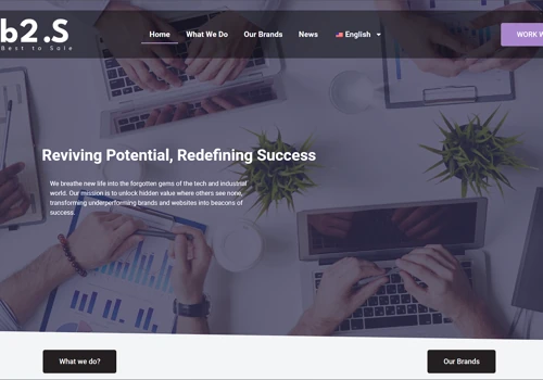 Best2Sale Corporate Website