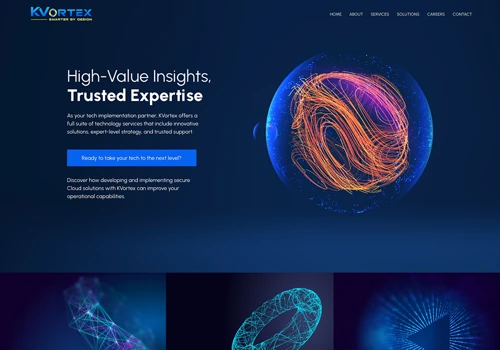 Signature Series Website for Tech Company