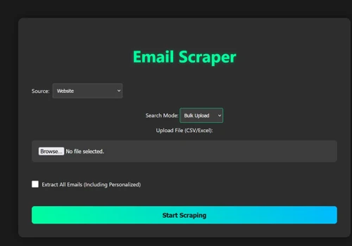 Advanced Web Scraper – LinkedIn, Websites & Google