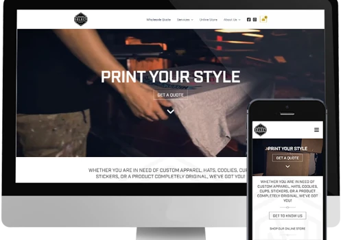 Select Print Co. Website Design
