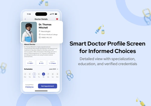 HealthMeet - appointment/online consultation app
