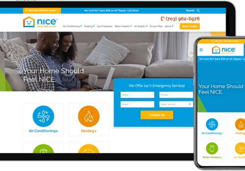 https://www.nicehomeservices.com/ - Wordpress and hubspot blog design