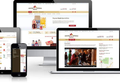 Hidden Springs Maple online store