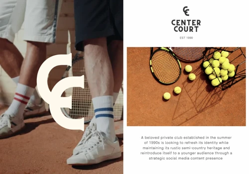 Center Court - Heritage Identity Rebrand
