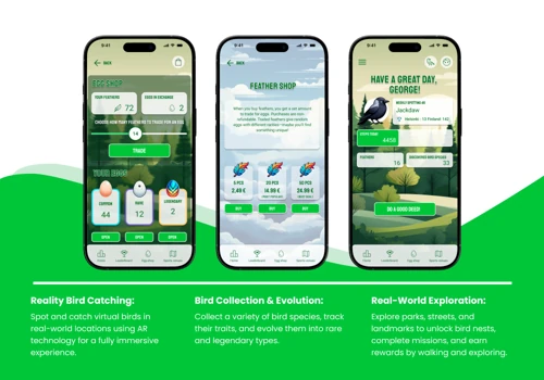 AR Bird Hunting & Adventure Game