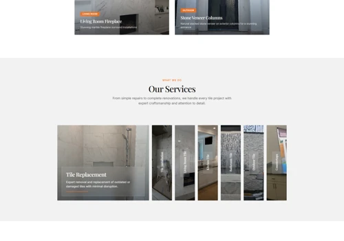Tile Contractor Website