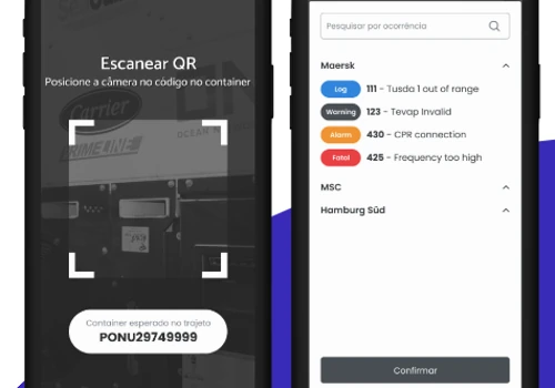 Reefer Container Monitoring APP