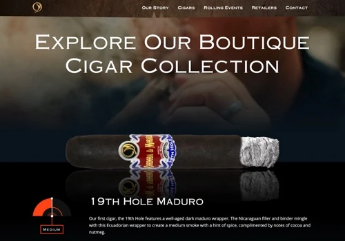 Córdoba & Morales Boutique Cigars Website Design