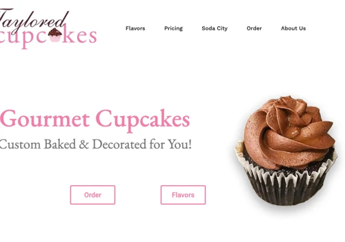 Taylored Cupcakes Website