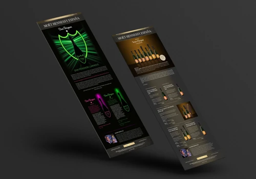 Moët  Publicidad digital, Newsletters