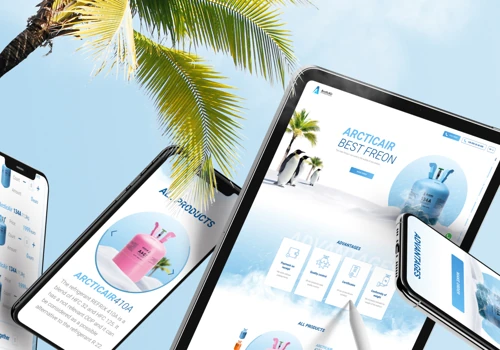 ArcticAir - Web design and development