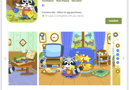 Cleaning house mobile game for YovoGames