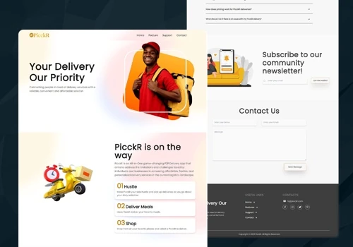 All-in-One game-changing P2P Delivery App