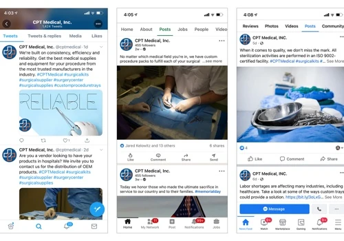 Social media presence