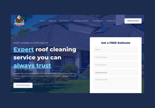 Web Design For Pressure Washer