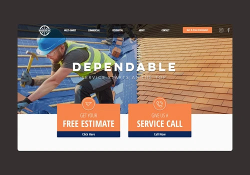 Web Design For A General Contractor