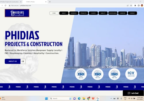 Web Design - Phidias Projects & Construction