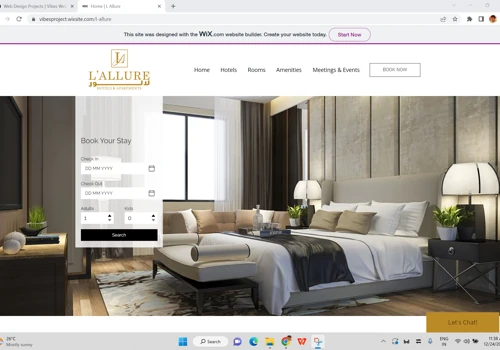 Web Design - L'Allure Hotels & Apartments