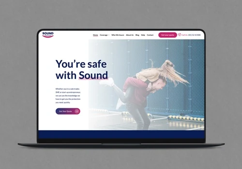 Website and Branding for Sound Insurance