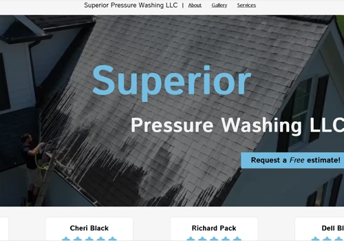 Website for Superior Pressure Washing