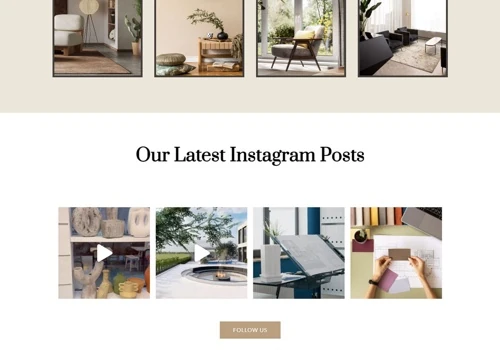 Website Design for Interior Design Company