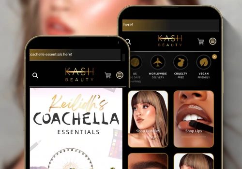KASH Beauty Shopify Plus Site
