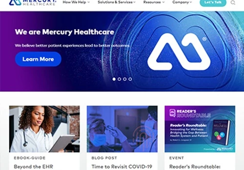 Mercury Healthcare Website