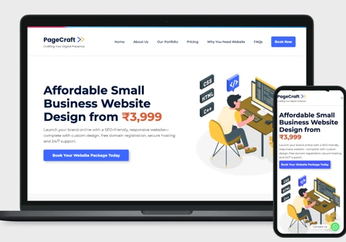 Landing Page Design and Develop