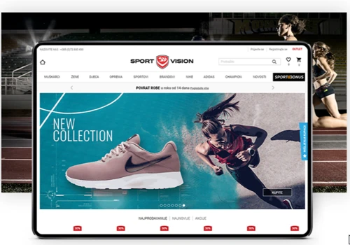 Development of web shop operative in 9 countries
