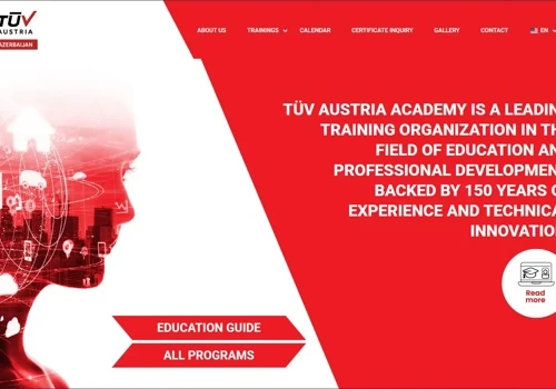 Website Created For TÜV AUSTRIA