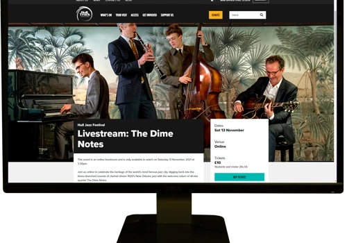 Hull Truck Theatre website in Umbraco 8