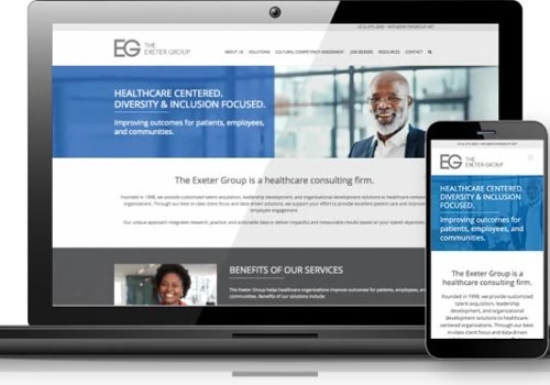 Updated Website Strategy and Design for Exetergrou