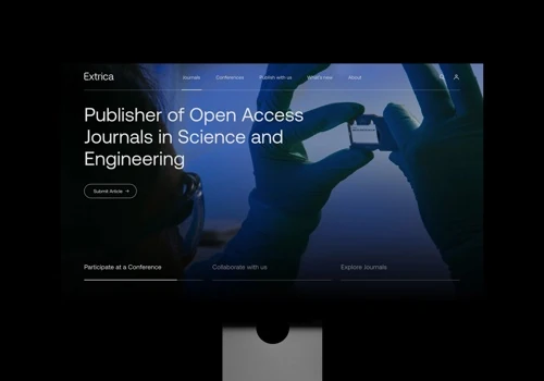 Extrica Scientific Journals Web Design