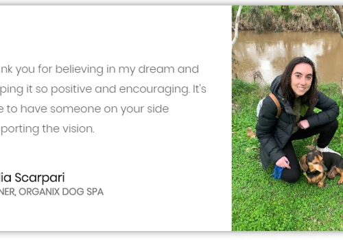 Organix Dog Spa Testimonial