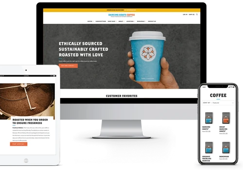 Dancing Goats: E-commerce Web Design & Development