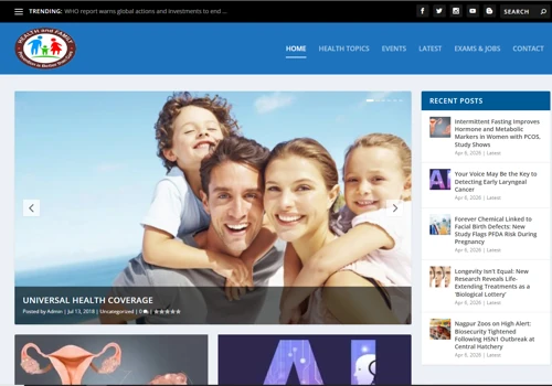 Wordpress health blog site retainer