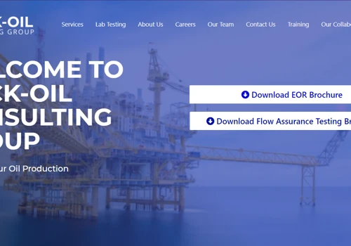 Website for Rock Oil Group