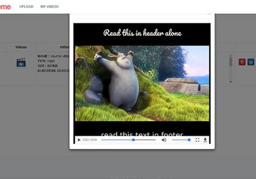 VidMeme - Online Video Meme Creating Tool