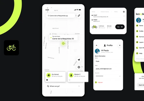 Mobile Application for Bike Routes